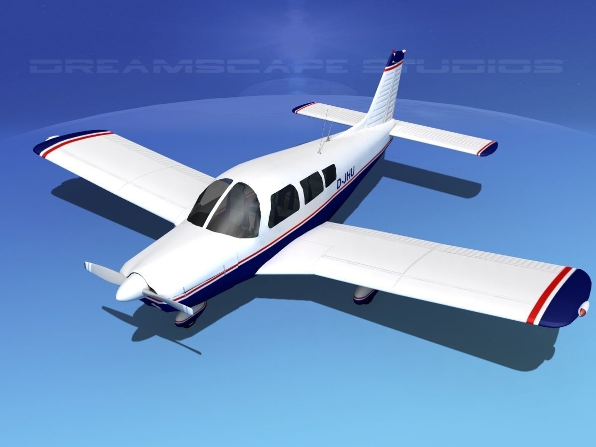 Piper PA-28 V01 3D model_8