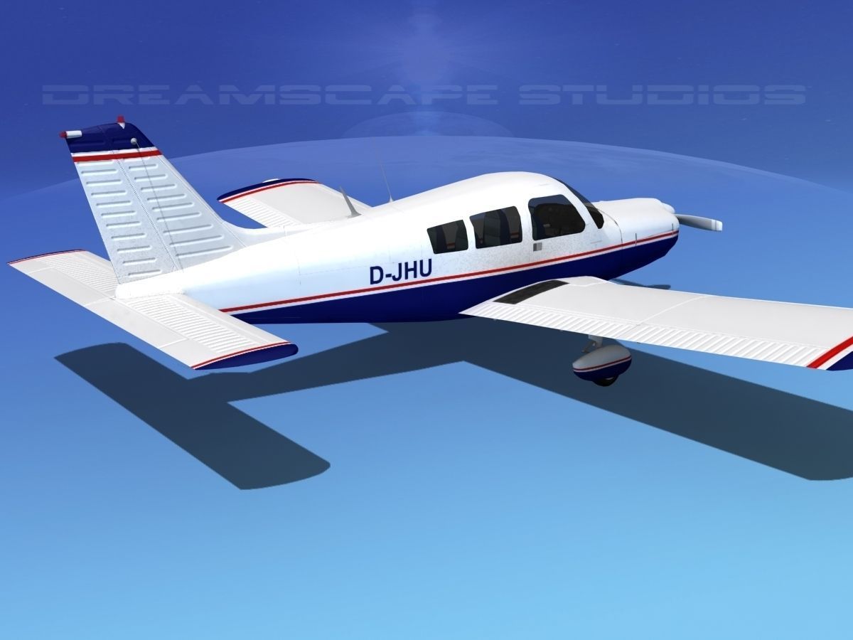 Piper PA-28 V01 3D model_5