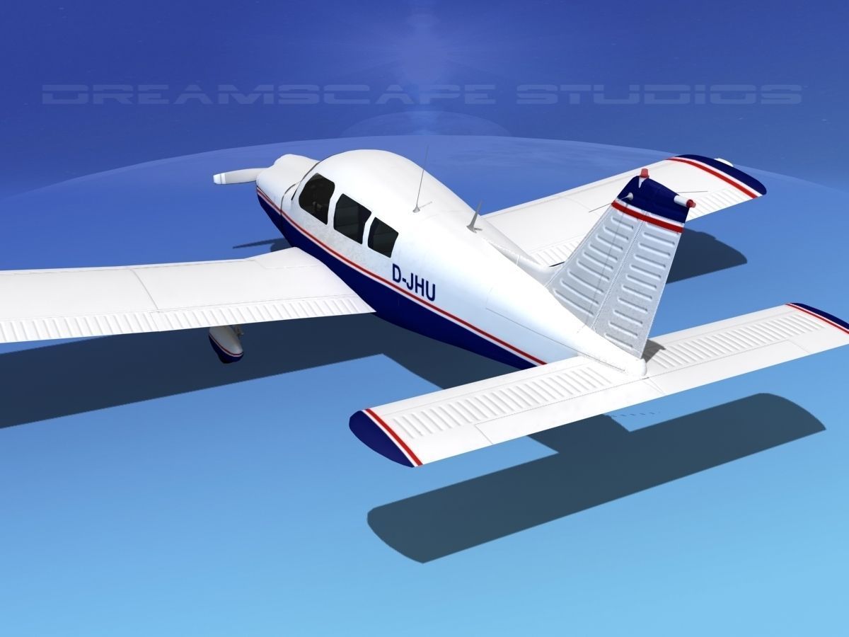 Piper PA-28 V01 3D model_7
