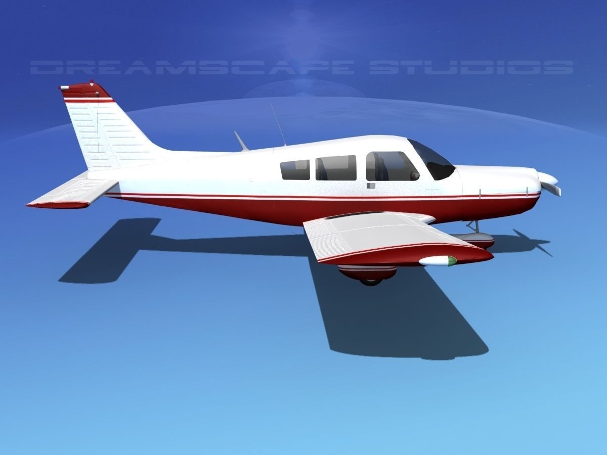 Piper PA-28 V02 3D model_4