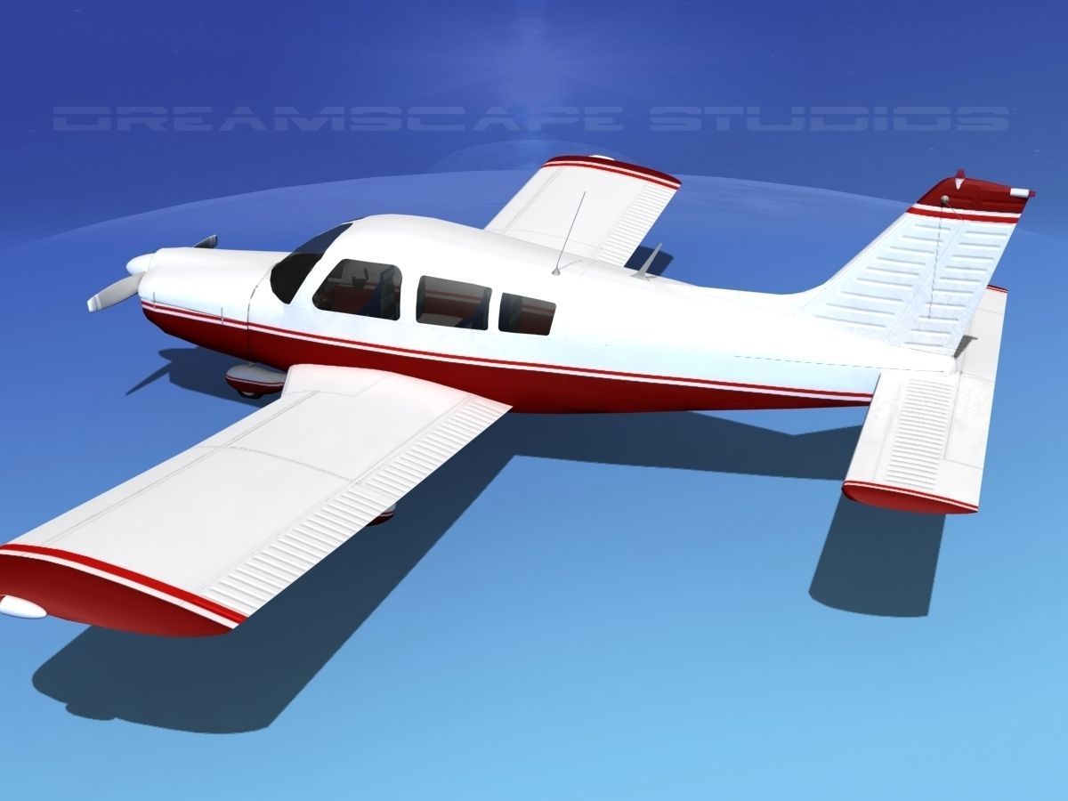 Piper PA-28 V02 3D model_8