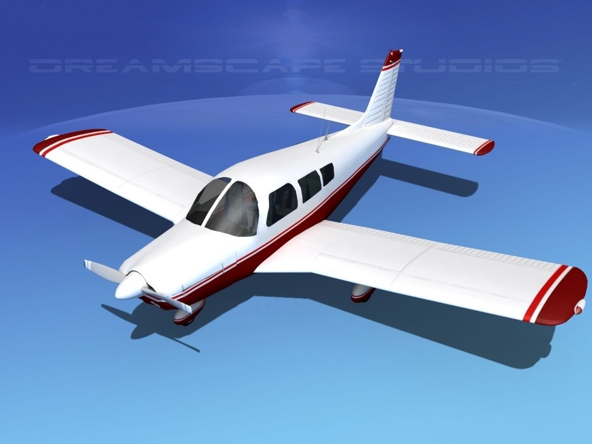 Piper PA-28 V02 3D model_10