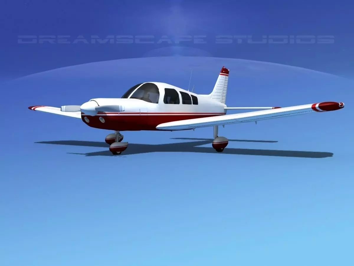 Piper PA-28 V02 3D model_0