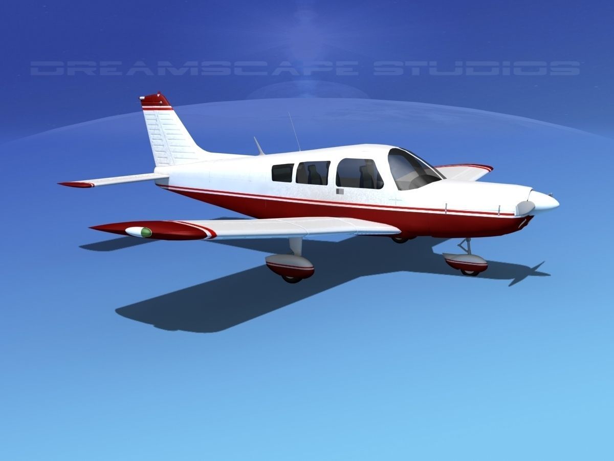 Piper PA-28 V02 3D model_3