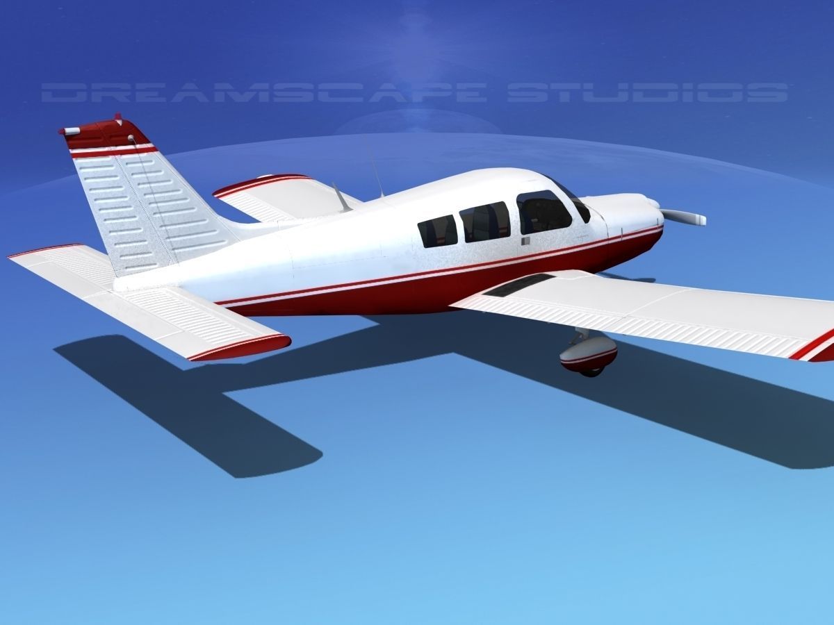 Piper PA-28 V02 3D model_5