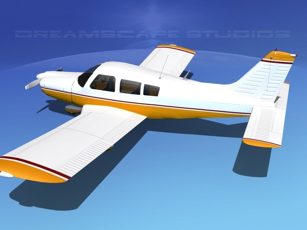 Piper PA-28 V03 3D model_8