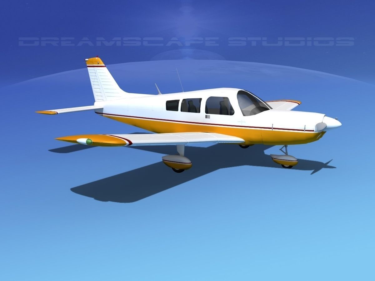 Piper PA-28 V03 3D model_3