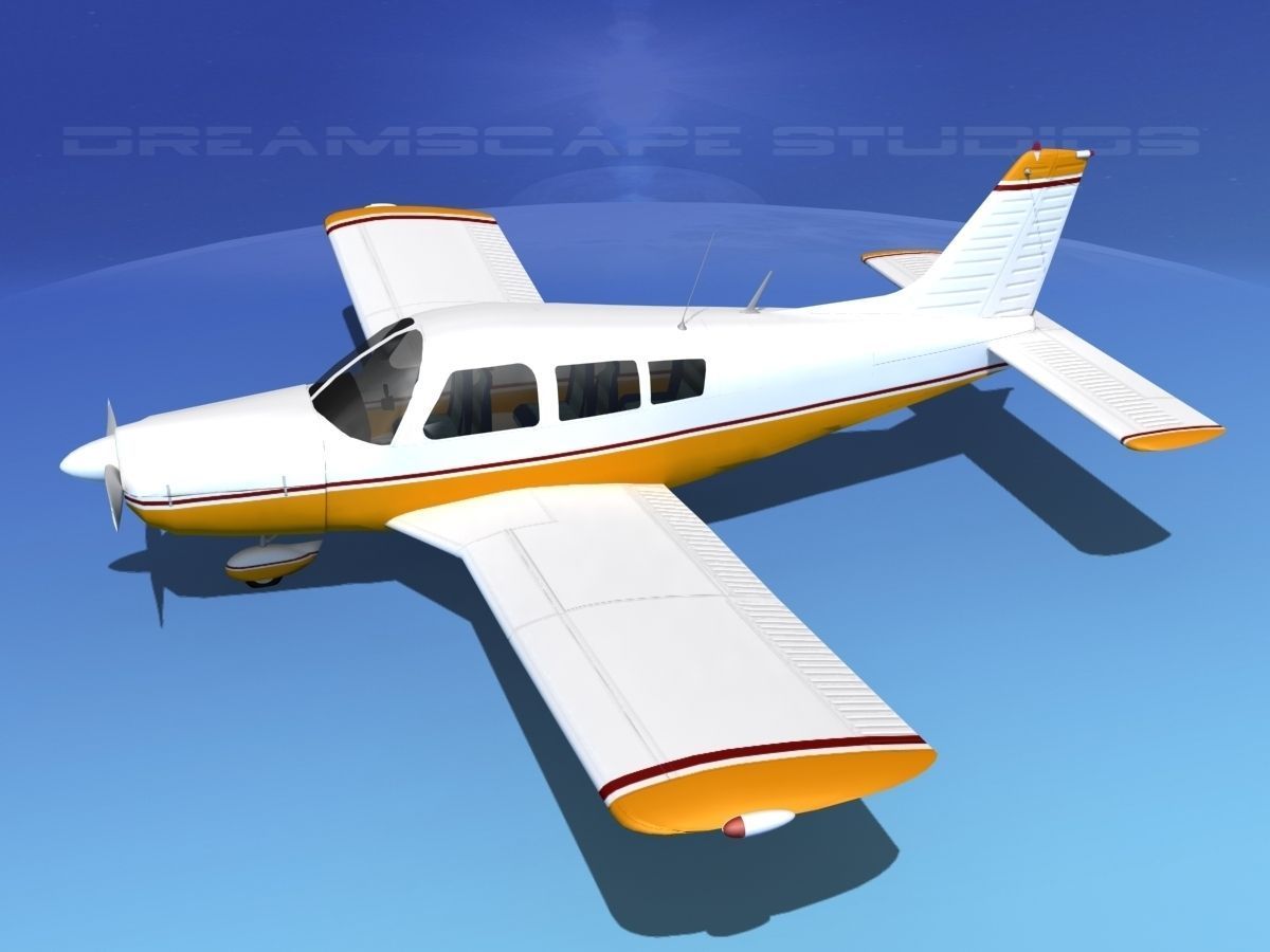 Piper PA-28 V03 3D model_9