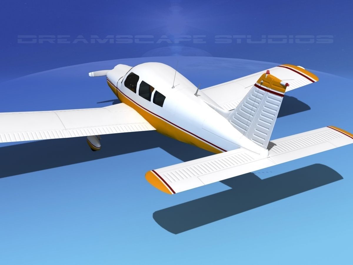 Piper PA-28 V03 3D model_7