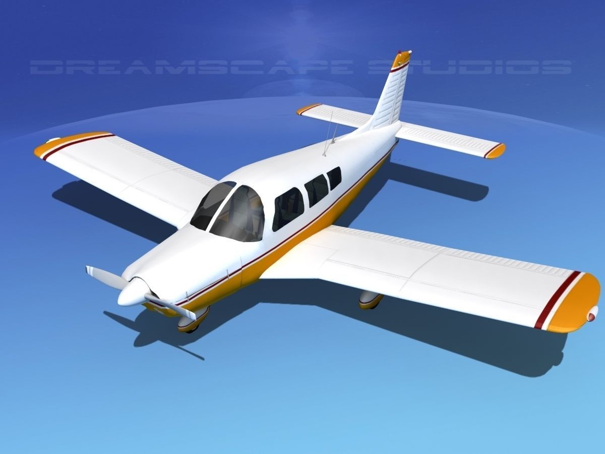 Piper PA-28 V03 3D model_10
