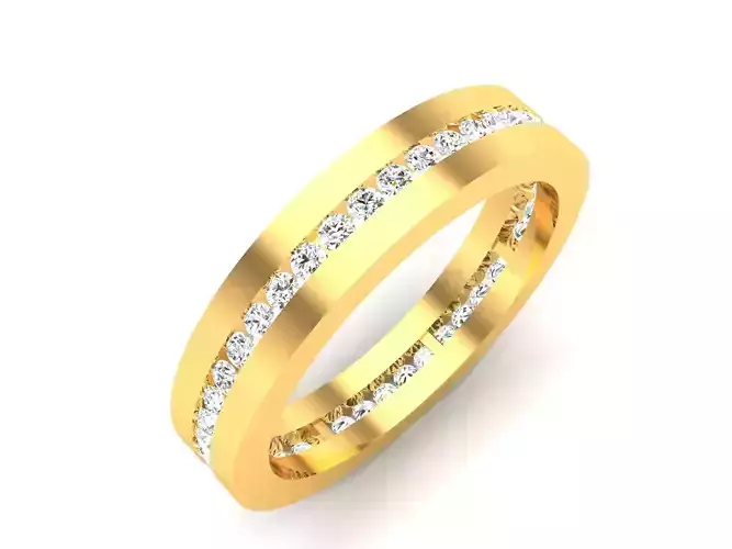 ring-684 gold diamond eternity ring