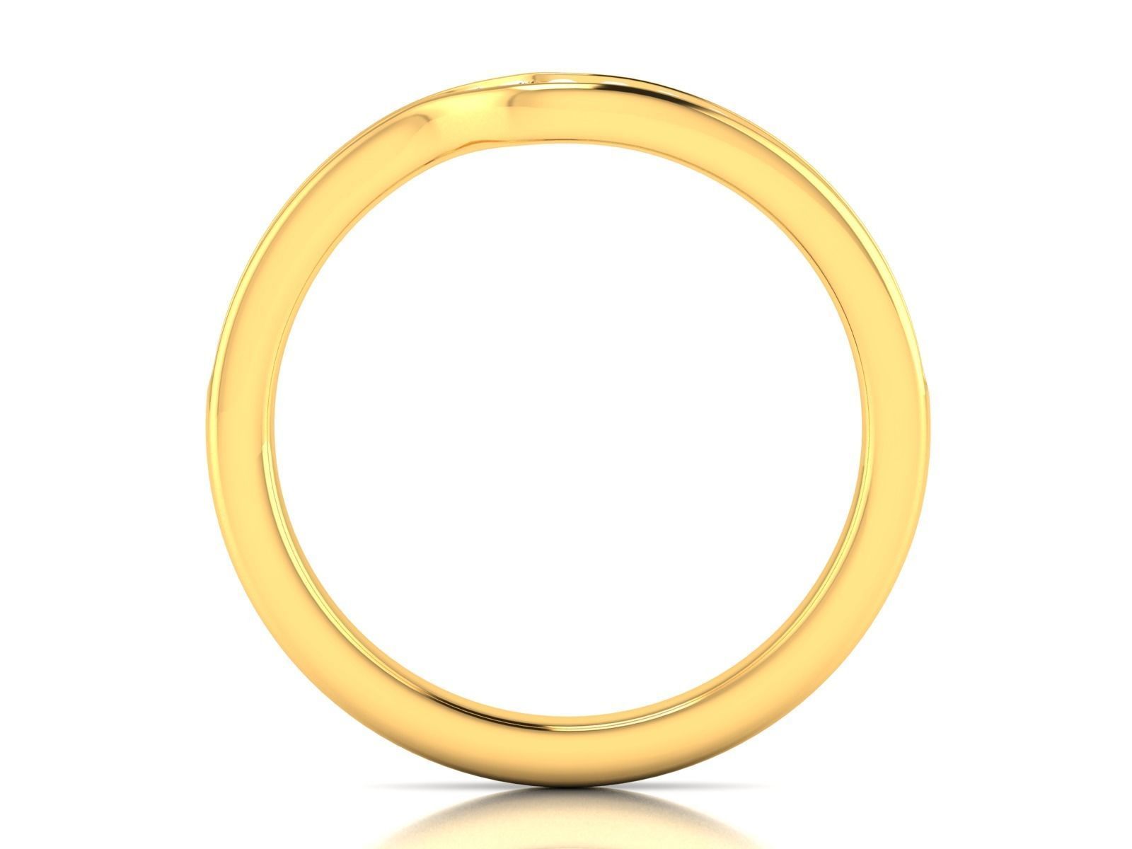 ring-9522 elegant gold diamond ring 3D print model_3