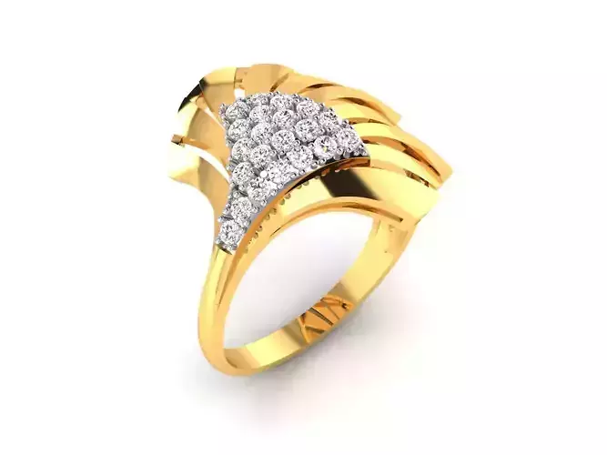 ring-9507 diamond ring gold
