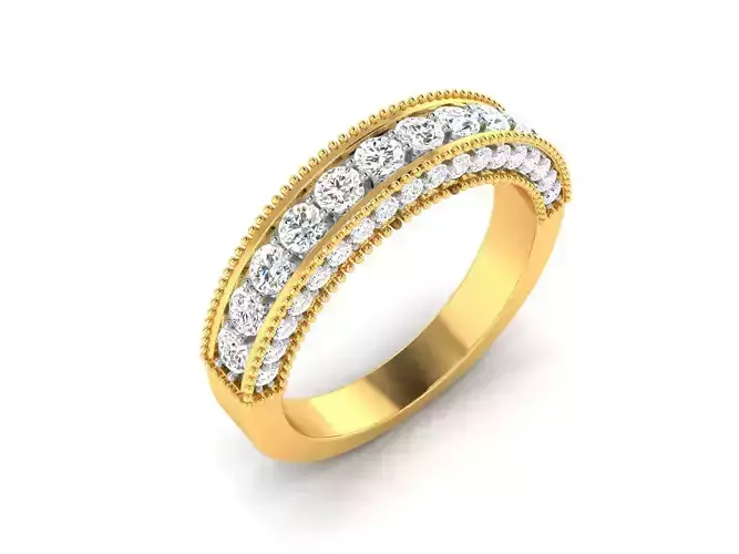 ring-9318 elegant diamond ring gold