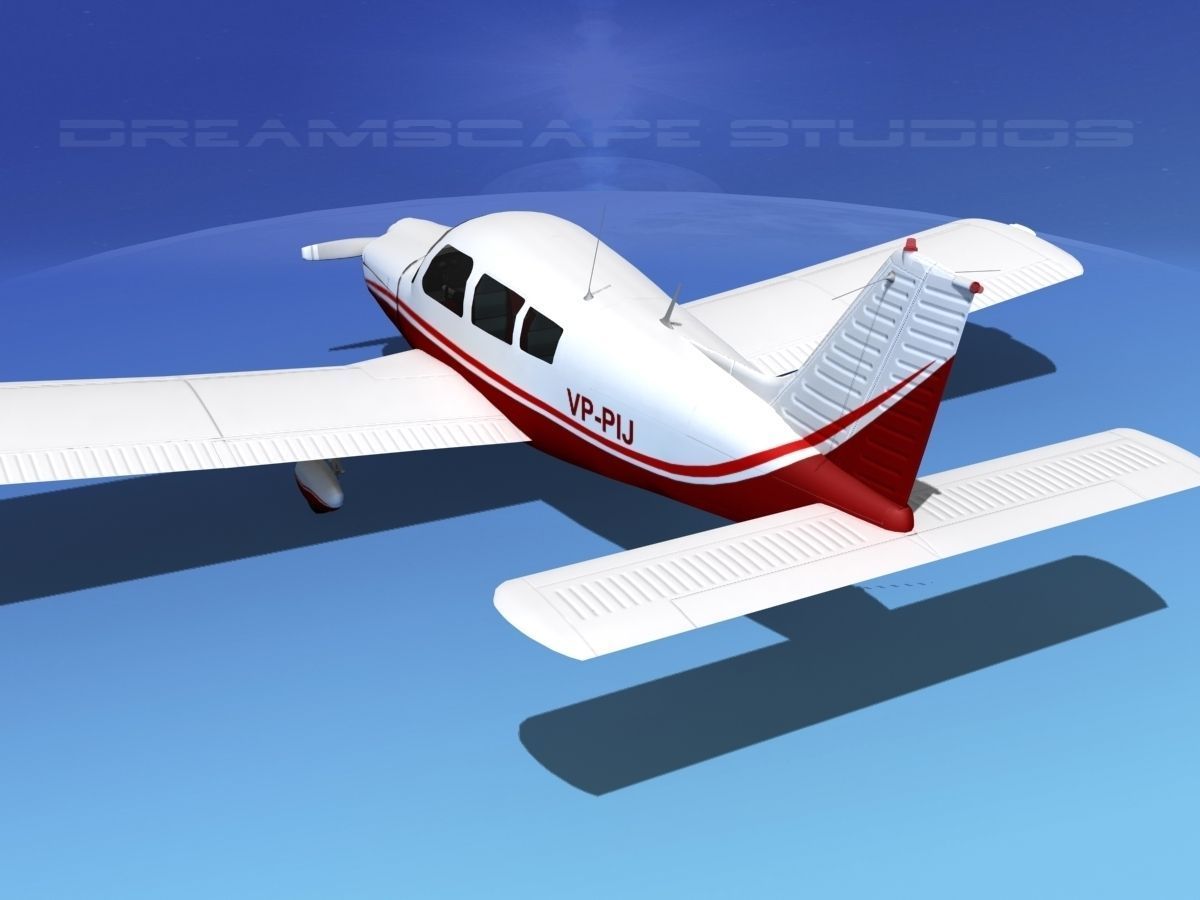 Piper PA-28 V08 3D model_7