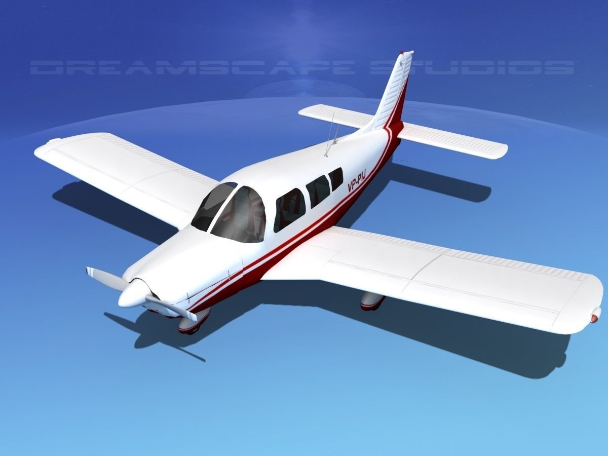 Piper PA-28 V08 3D model_10