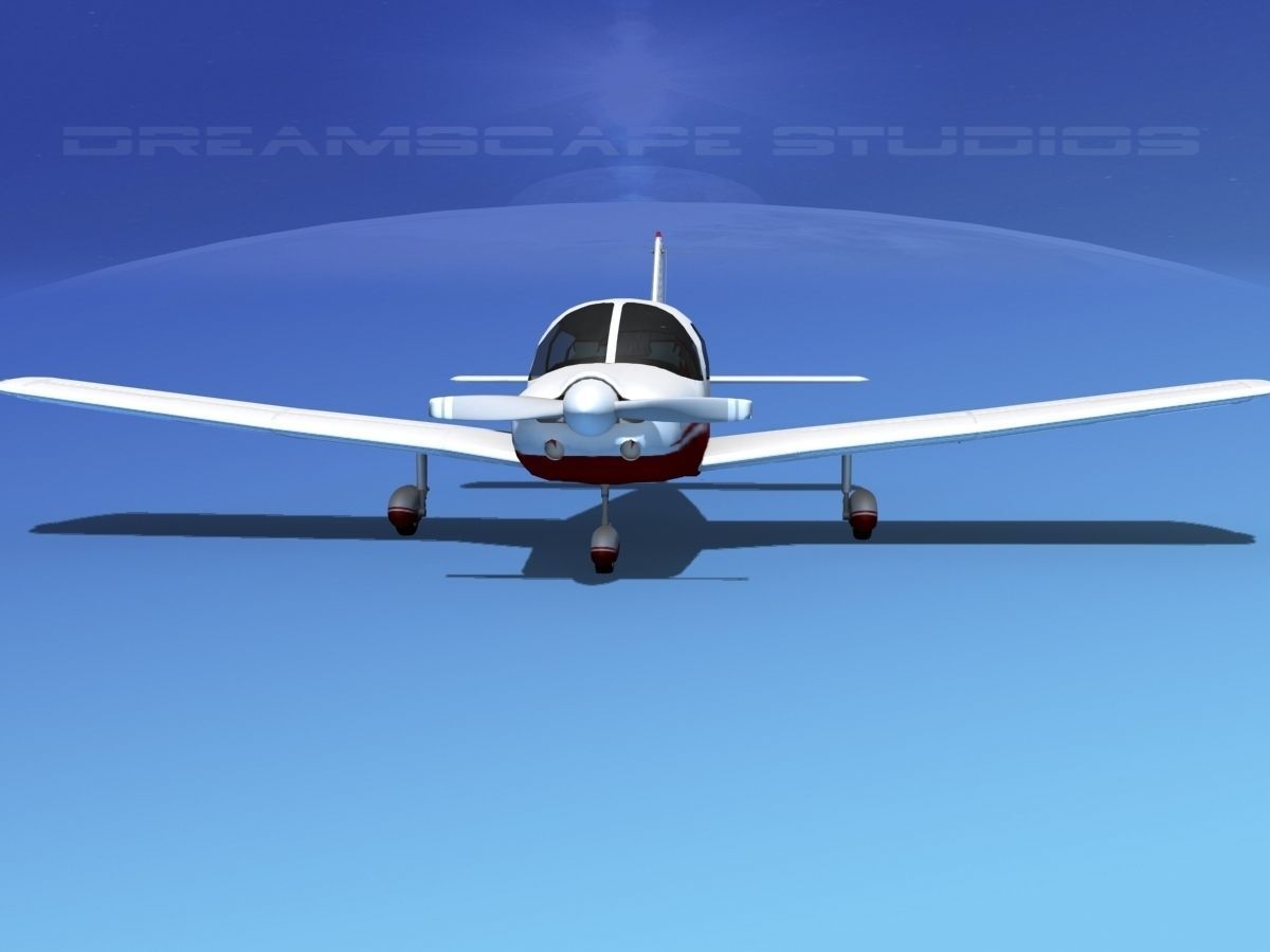 Piper PA-28 V08 3D model_1