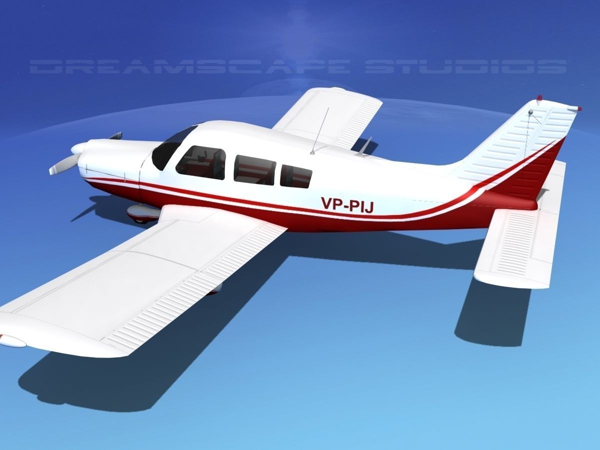 Piper PA-28 V08 3D model_8
