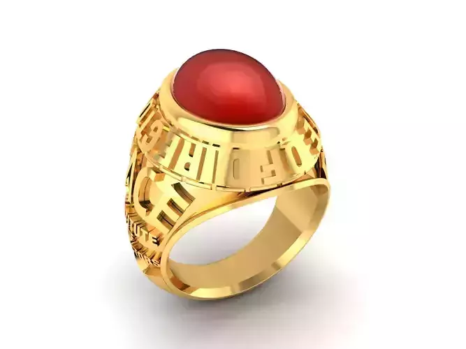 ring-9229 gold ring with stone