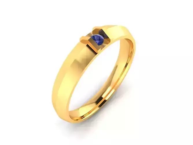 ring-9219 sapphire ring gold