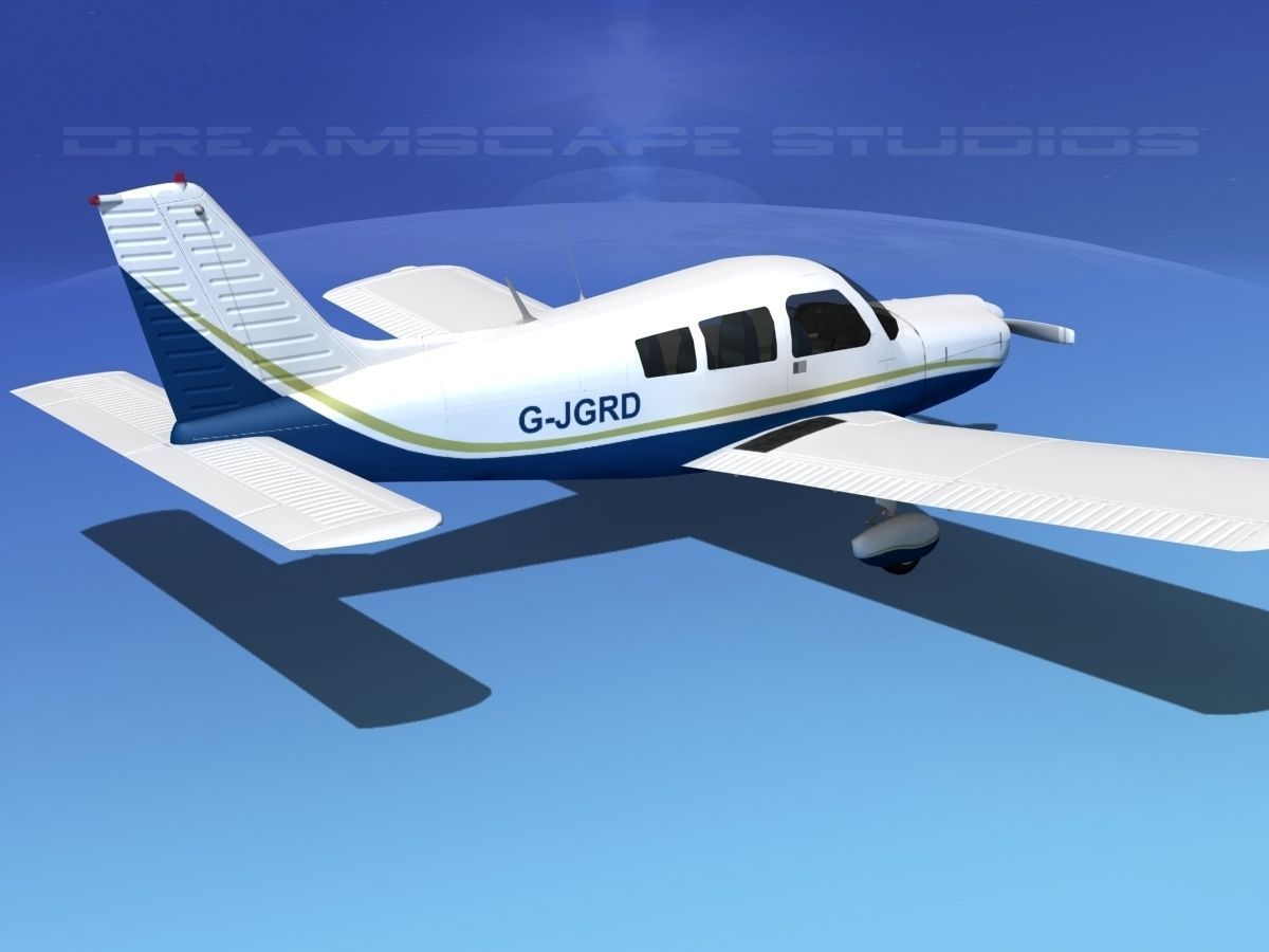 Piper PA-28 V09 3D model_5