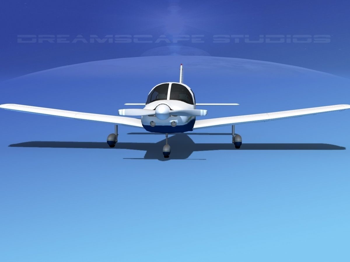 Piper PA-28 V09 3D model_1