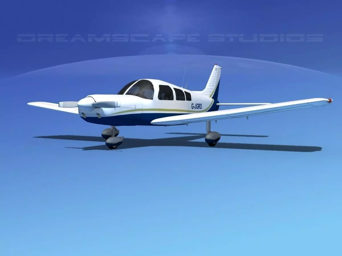 Piper PA-28 V09 3D model_0