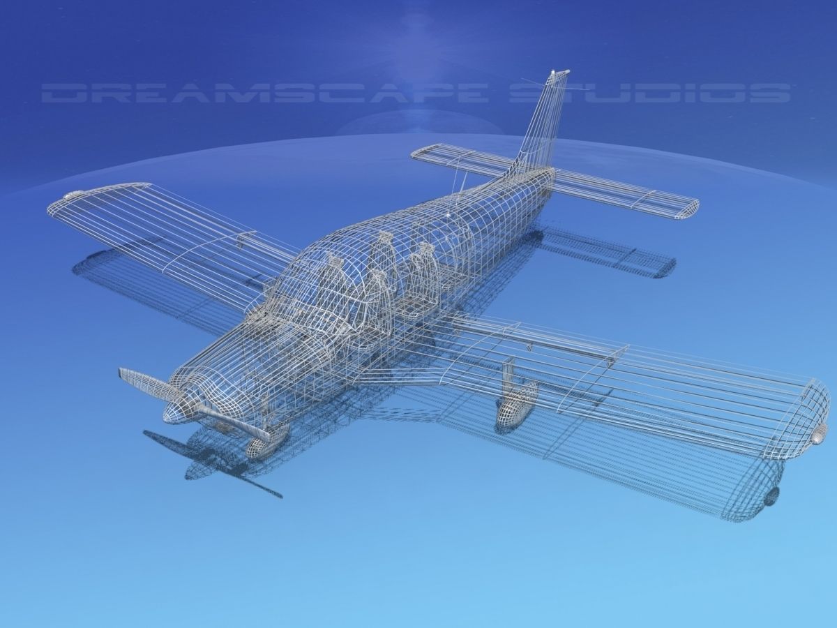 Piper PA-28 V09 3D model_15