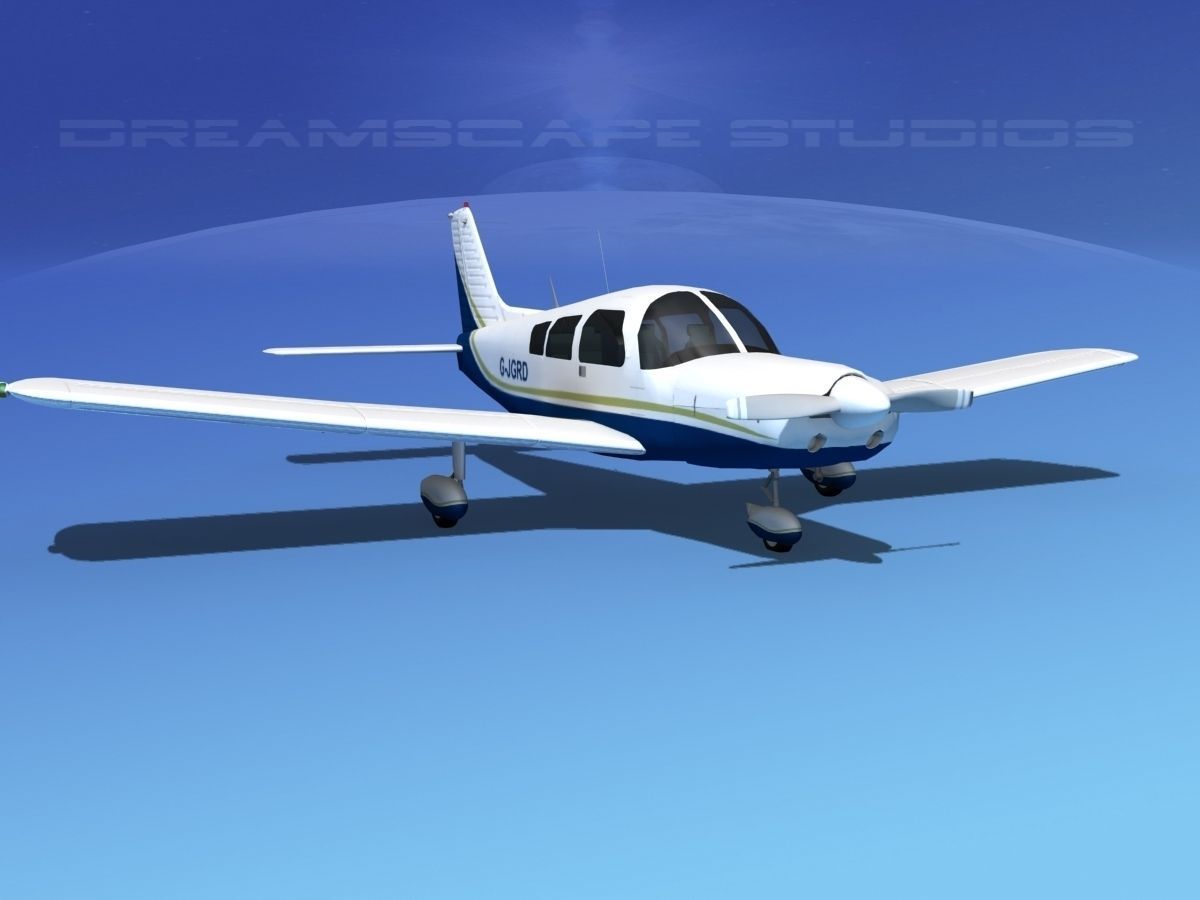 Piper PA-28 V09 3D model_2