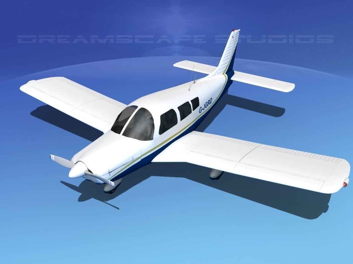 Piper PA-28 V09 3D model_10