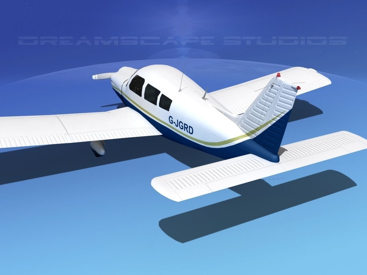 Piper PA-28 V09 3D model_7
