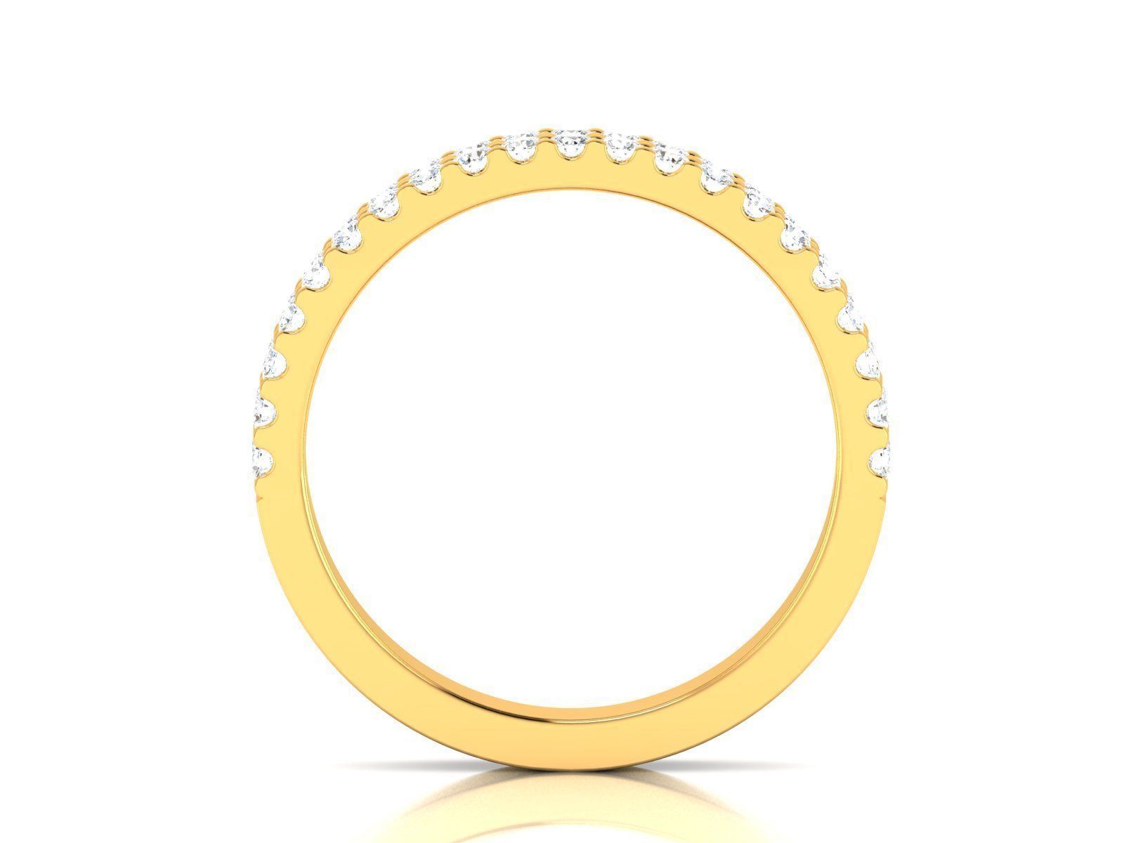 ring-9211 gold diamond eternity ring 3D print model_2