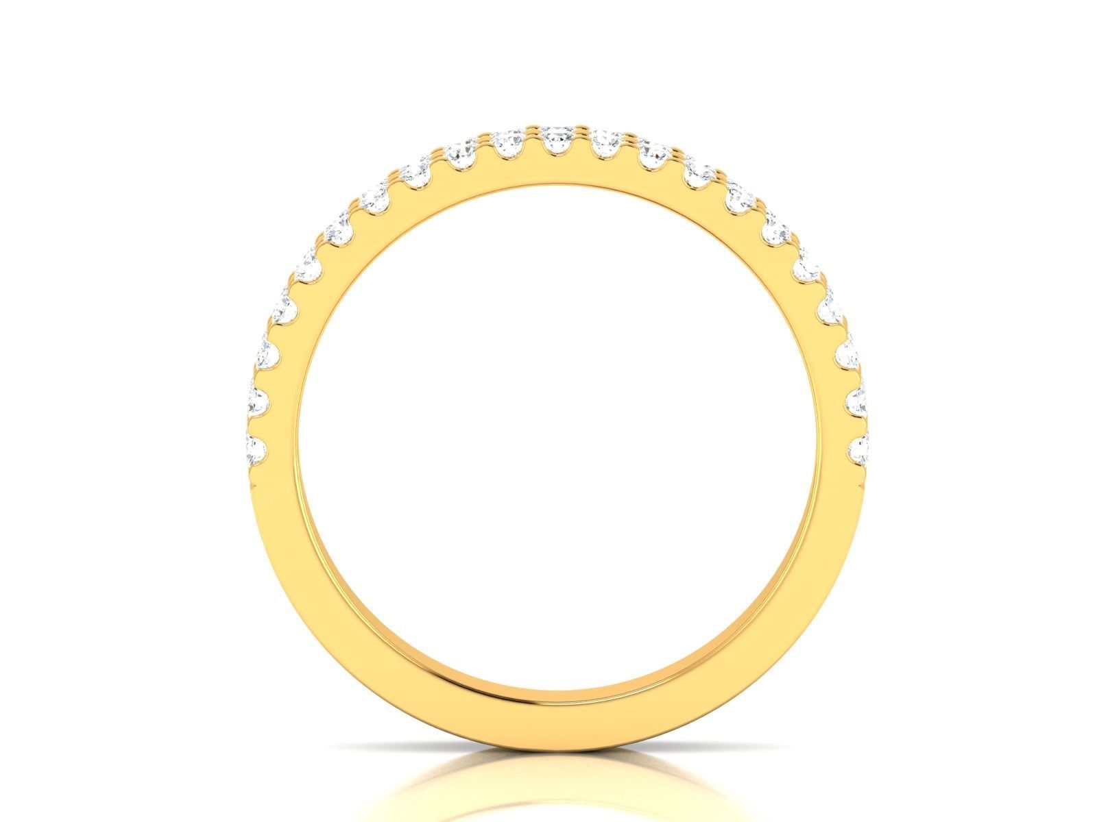 ring-9211 gold diamond eternity ring 3D print model_3