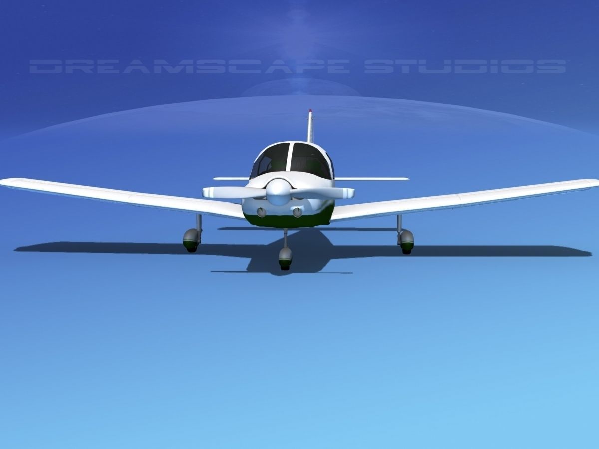 Piper PA-28 V10 3D model_1