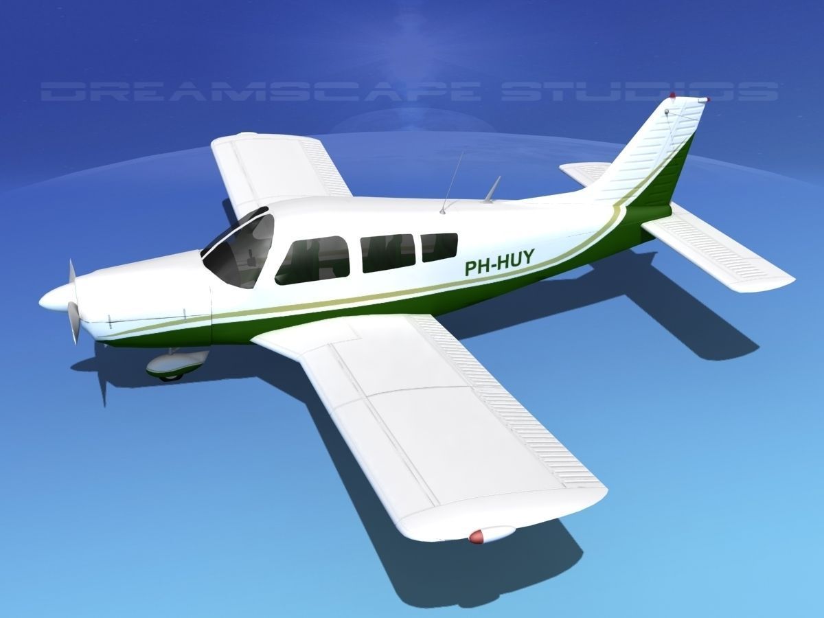 Piper PA-28 V10 3D model_9