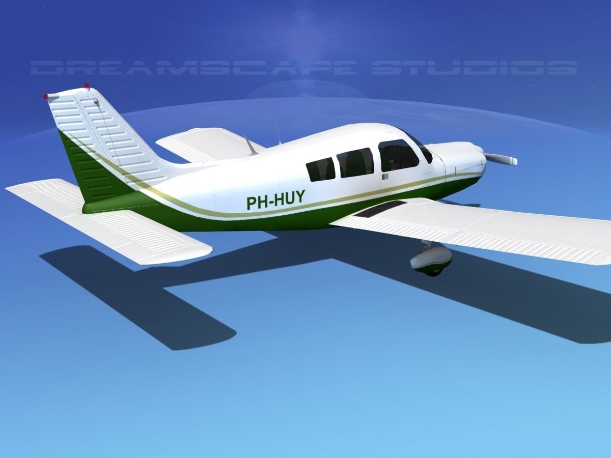 Piper PA-28 V10 3D model_5
