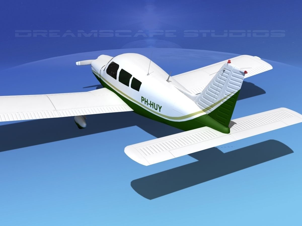 Piper PA-28 V10 3D model_7