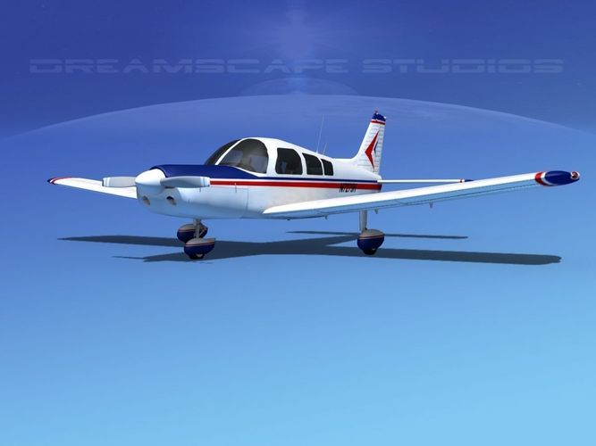 Piper PA-28 V12 3D model