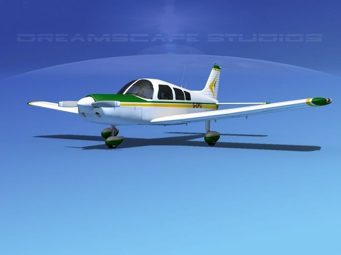 Piper PA-28 V14 3D model