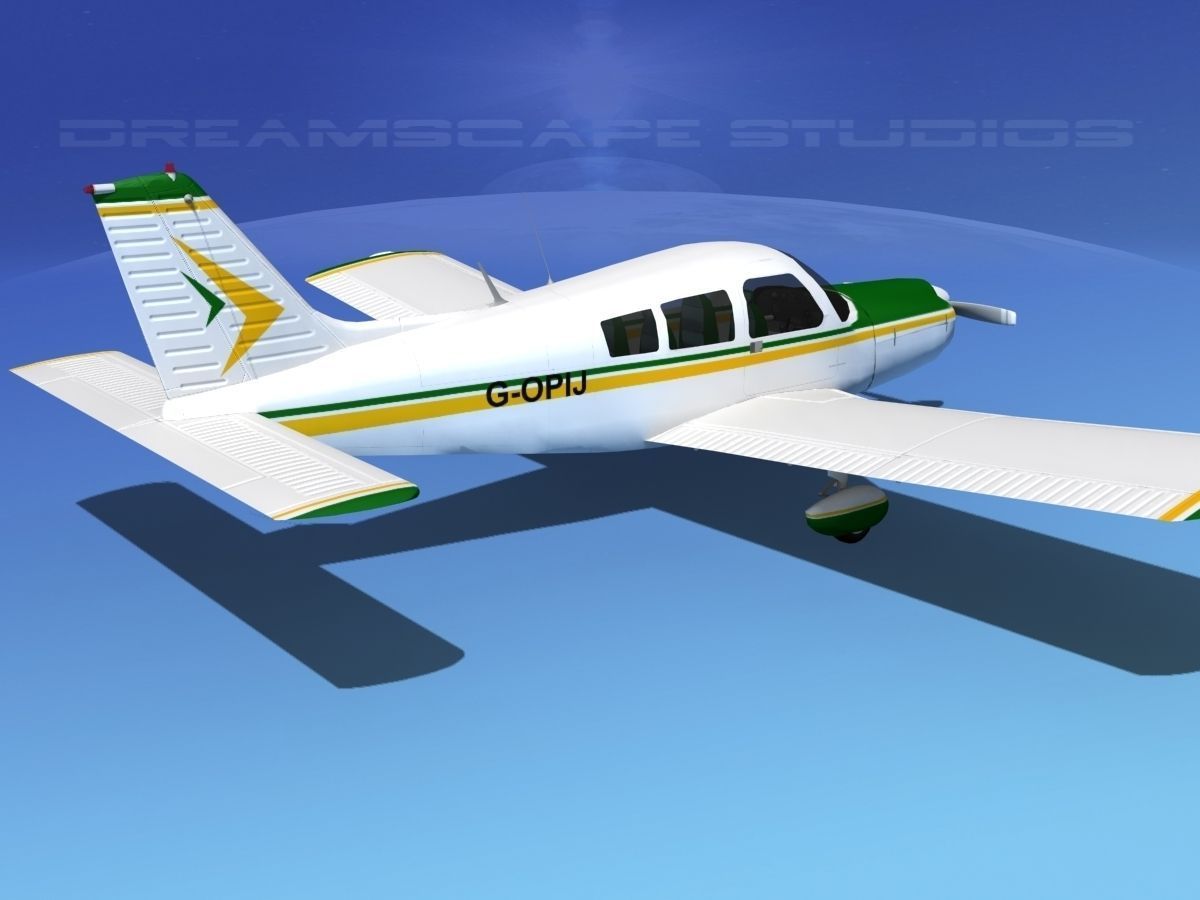 Piper PA-28 V14 3D model_5