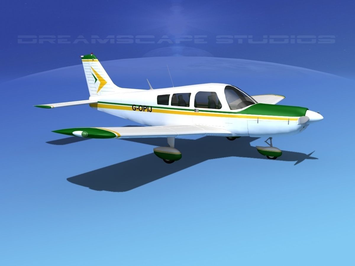 Piper PA-28 V14 3D model_3