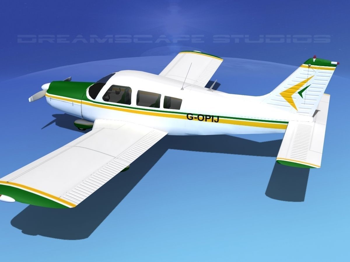 Piper PA-28 V14 3D model_8