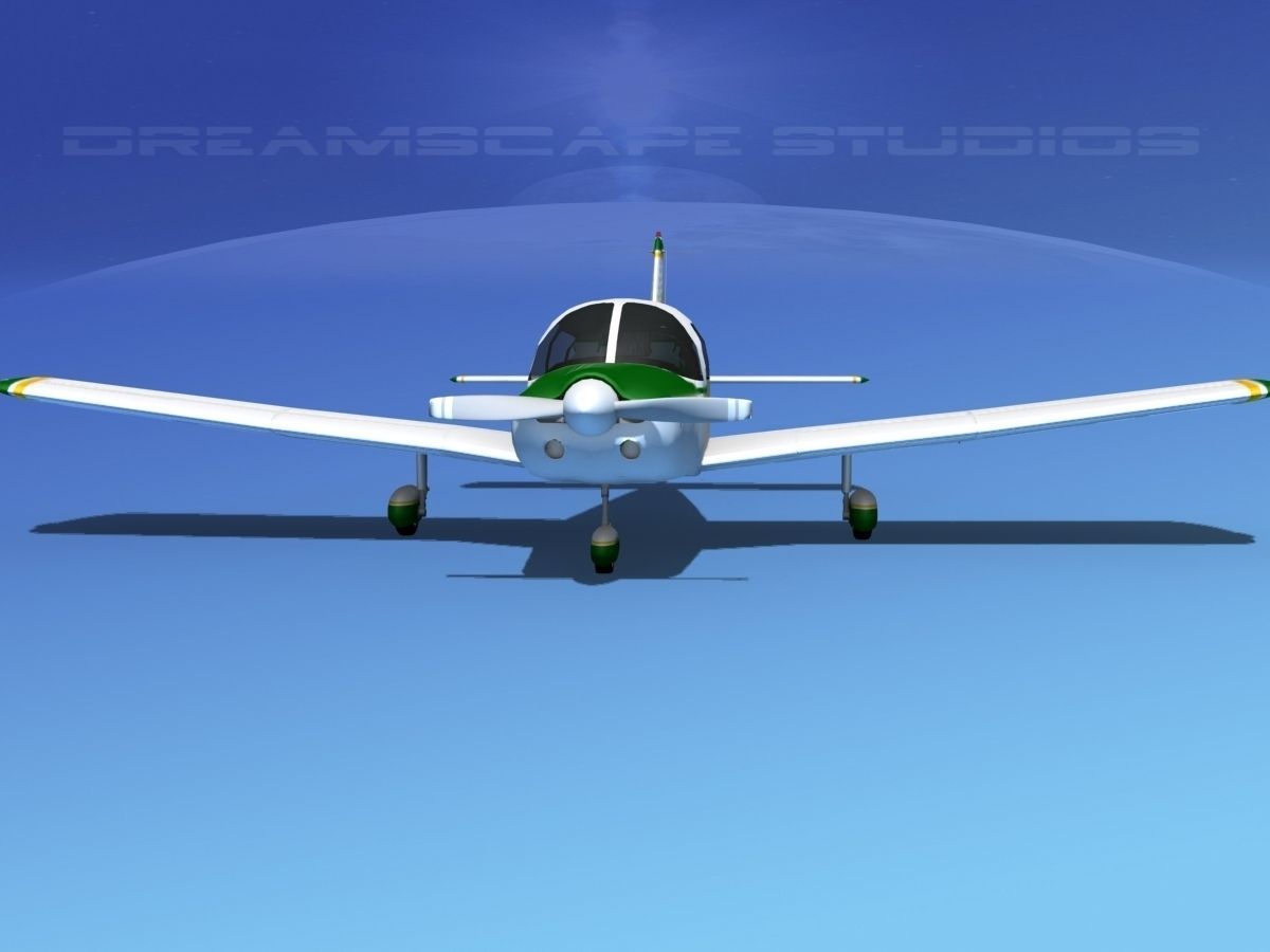 Piper PA-28 V14 3D model_1