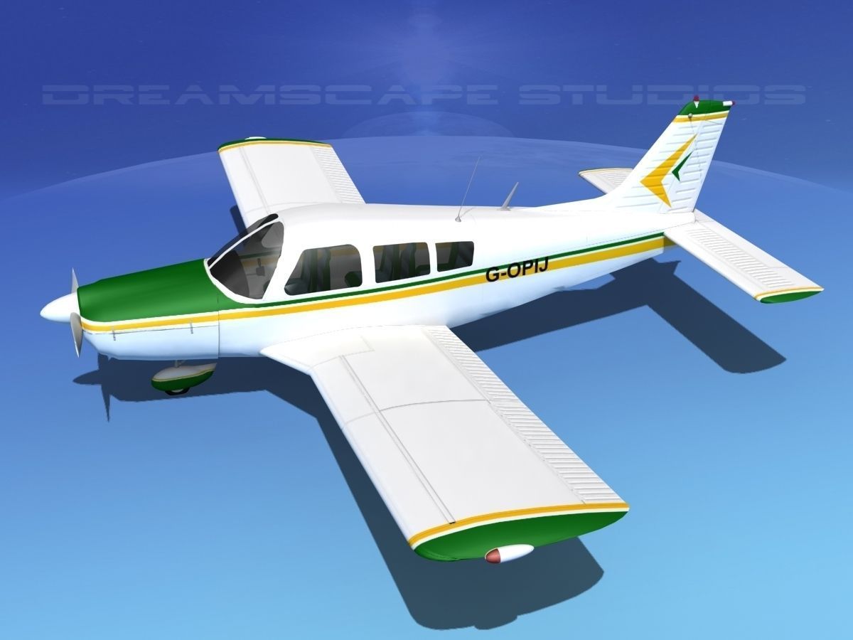 Piper PA-28 V14 3D model_9
