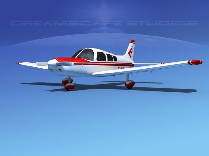 Piper PA-28 V15 3D model
