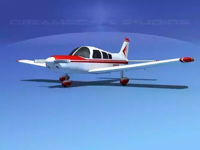 Piper PA-28 V15 3D model