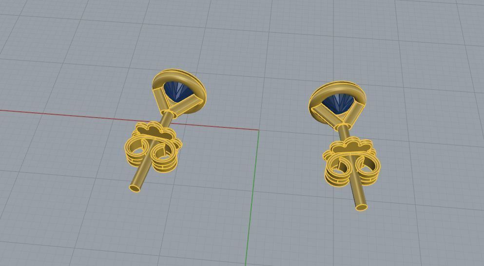 Earrings 05 3D print model_11