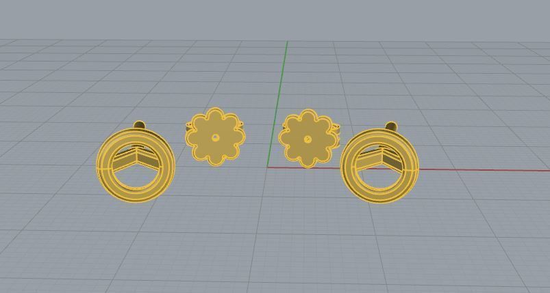 Earrings 05 3D print model_12