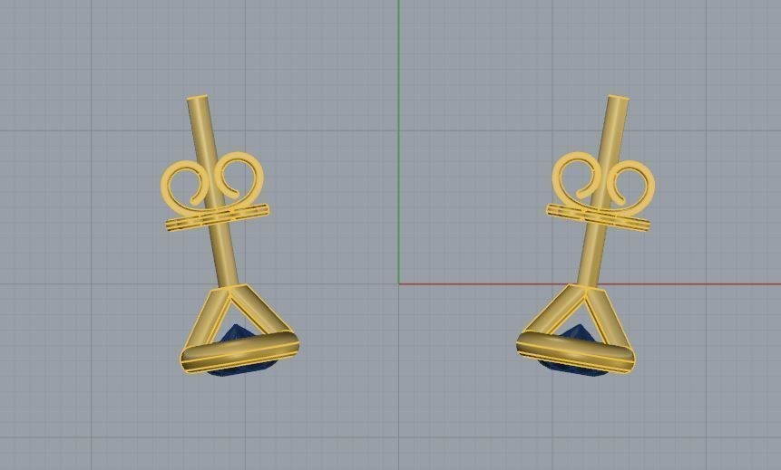 Earrings 05 3D print model_8