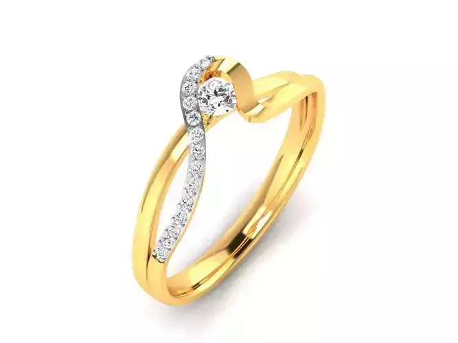 ring-8983 diamond ring gold